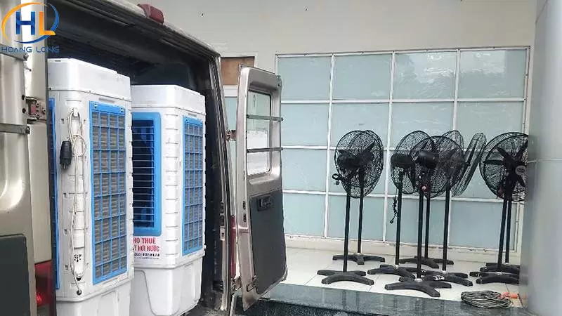 dịch vụ cho thuê quạt sự kiện và quạt hơi nước công nghiệp giá tốt nhất
