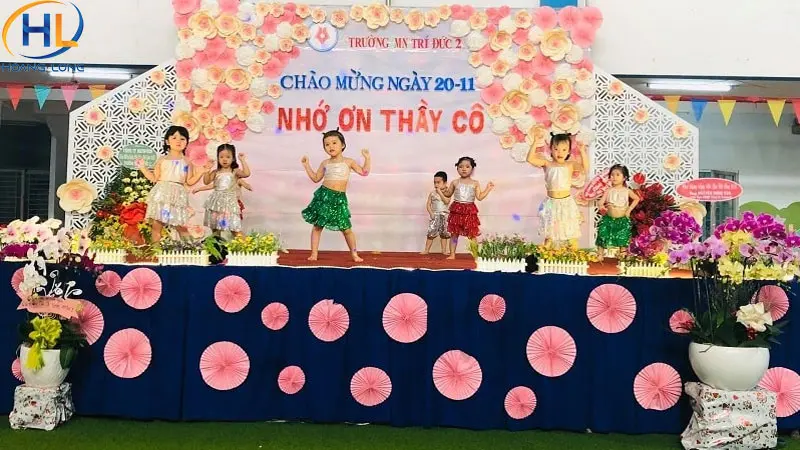 Gợi ý 50+ ý tưởng trang trí 20/11 trường mầm non đẹp, đáng yêu