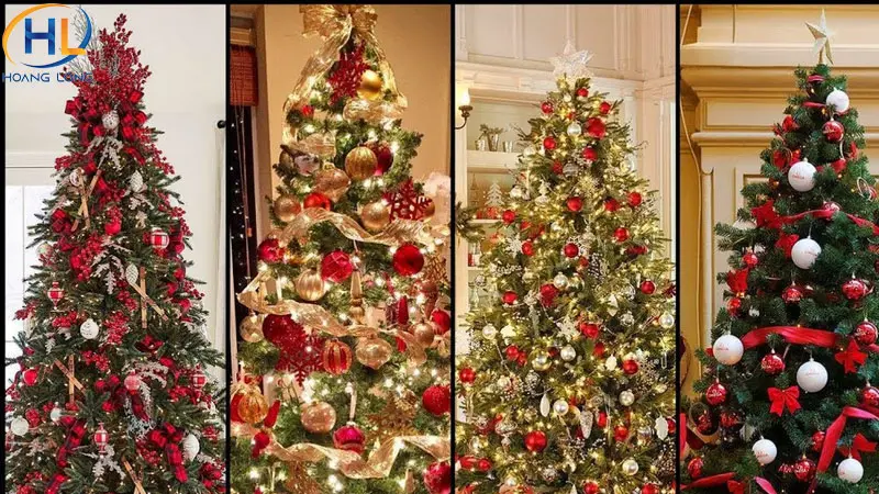 20+ ý tưởng trang trí cây thông noel đơn giản, đẹp năm 2025