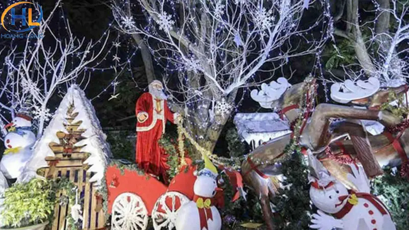 20+ ý tưởng trang trí giáng sinh ngoài trời đẹp ấn tượng và độc đáo