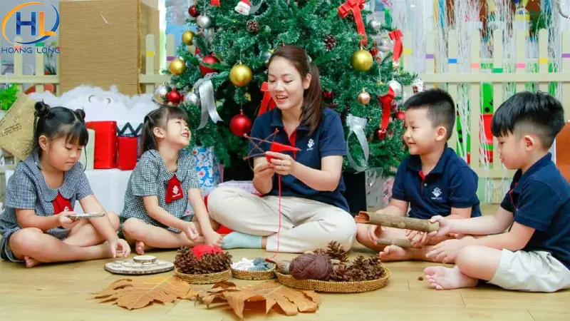 Ý tưởng trang trí noel lớp mầm non đẹp và dễ thương cho các bé