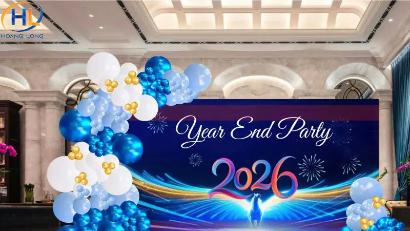 30 mẫu thiết kế backdrop tất niên ấn tượng và đẹp nhất 2025