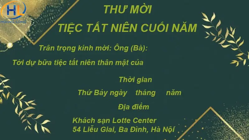 Top 20+ mẫu thiệp mời tất niên đẹp, ý nghĩa nhất năm 2025