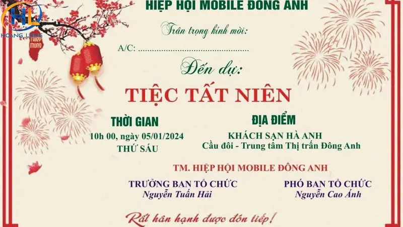 Top 20+ mẫu thiệp mời tất niên đẹp, ý nghĩa nhất năm 2025