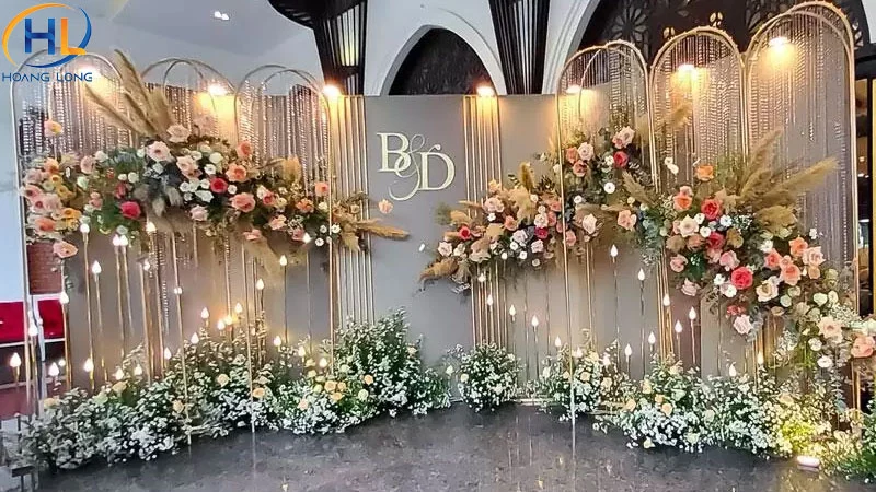 Tổng hợp 20+ mẫu backdrop đám cưới đẹp và tinh tế nhất 2026