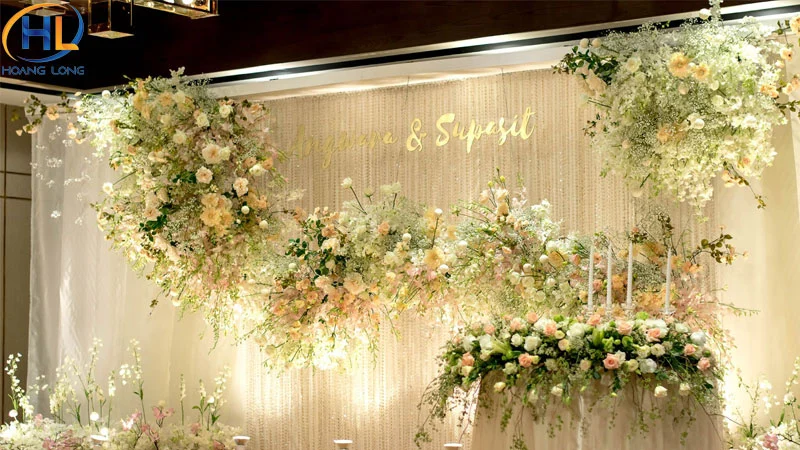 Tổng hợp 20+ mẫu backdrop đám cưới đẹp và tinh tế nhất 2026
