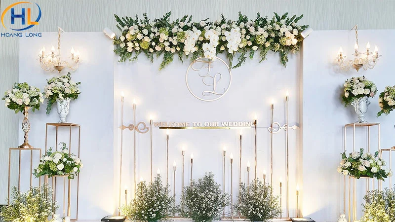 Tổng hợp 20+ mẫu backdrop đám cưới đẹp và tinh tế nhất 2026