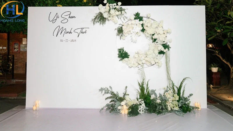 Tổng hợp 20+ mẫu backdrop đám cưới đẹp và tinh tế nhất 2026