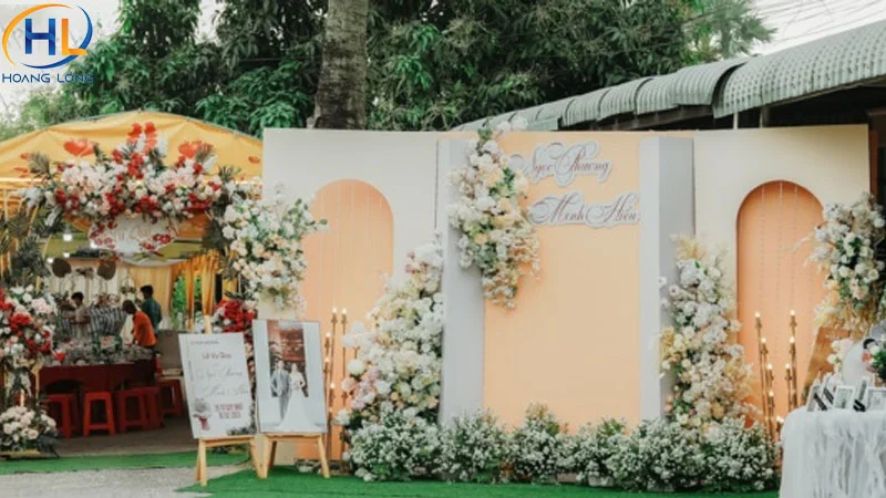 Tổng hợp 20+ mẫu backdrop đám cưới đẹp và tinh tế nhất 2026