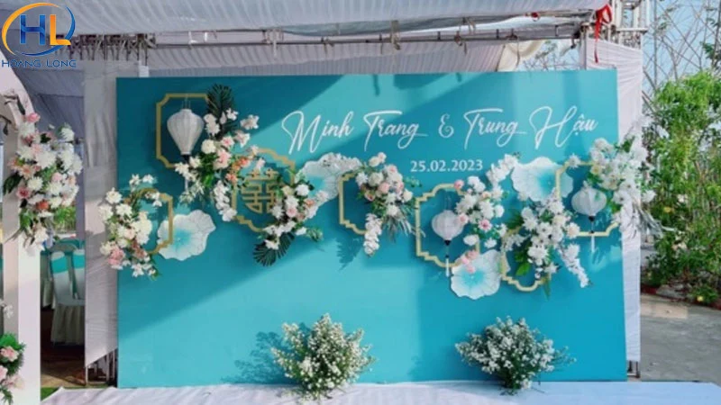Tổng hợp 20+ mẫu backdrop đám cưới đẹp và tinh tế nhất 2026
