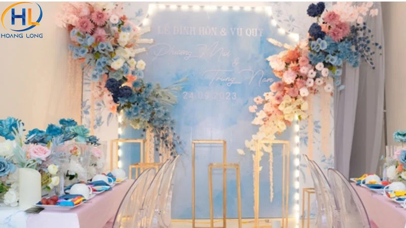 Tổng hợp 20+ mẫu backdrop đám cưới đẹp và tinh tế nhất 2026