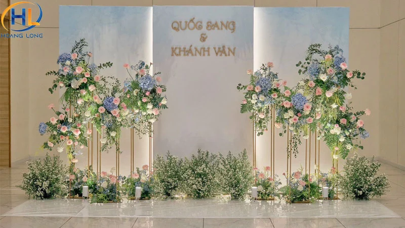 Tổng hợp 20+ mẫu backdrop đám cưới đẹp và tinh tế nhất 2026