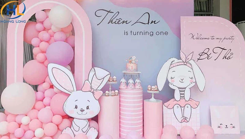 Những mẫu decor, background thôi nôi bé gái dễ thương 15 Những mẫu decor, background thôi nôi bé gái dễ thương