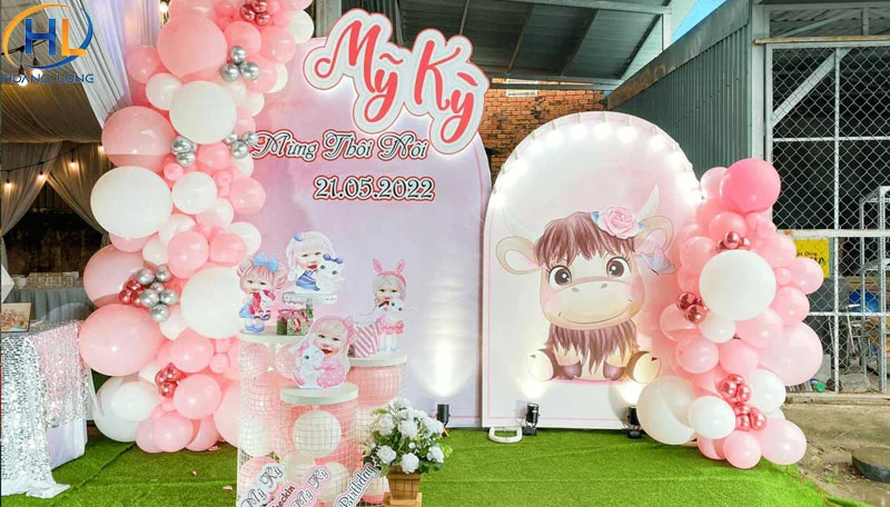 Những mẫu decor, background thôi nôi bé gái dễ thương 20 Những mẫu decor, background thôi nôi bé gái dễ thương