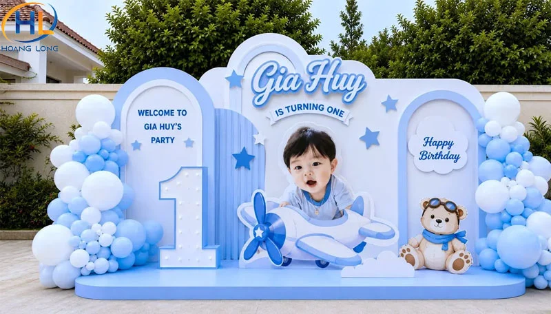 25 mẫu decor, background thôi nôi bé trai đẹp và độc đáo 65 25 mẫu decor, background thôi nôi bé trai đẹp và độc đáo