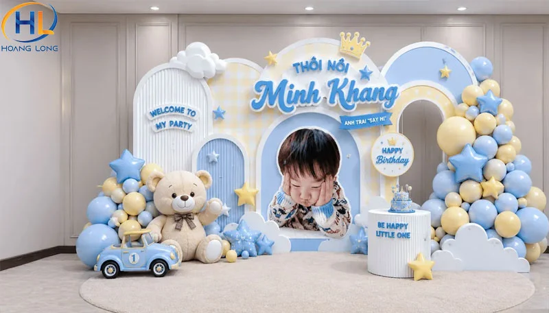 25 mẫu decor, background thôi nôi bé trai đẹp và độc đáo 70 25 mẫu decor, background thôi nôi bé trai đẹp và độc đáo