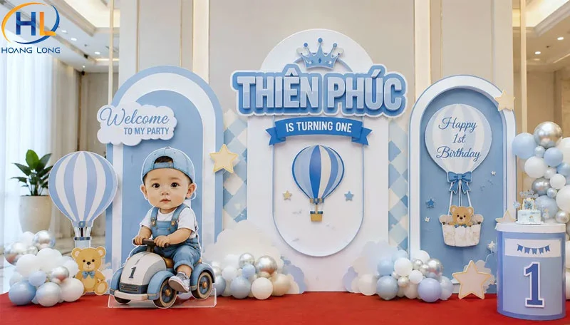 25 mẫu decor, background thôi nôi bé trai đẹp và độc đáo 71 25 mẫu decor, background thôi nôi bé trai đẹp và độc đáo