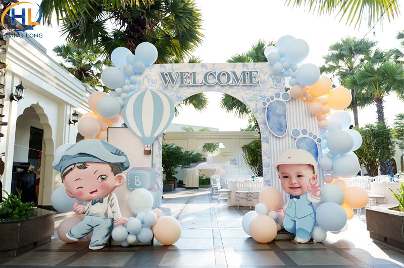 Gợi ý 10 ý tưởng trang trí thôi nôi bé trai tại nhà đơn giản và đẹp 16 Gợi ý 10 ý tưởng trang trí thôi nôi bé trai tại nhà đơn giản và đẹp