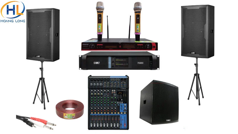 Thiết bị âm thanh cho ban nhạc Acoustic cần