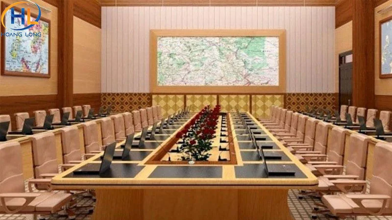 Setup phòng họp kiểu khép kín