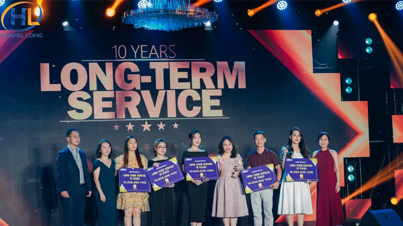 Backdrop tất niên sáng tạo theo concept riêng