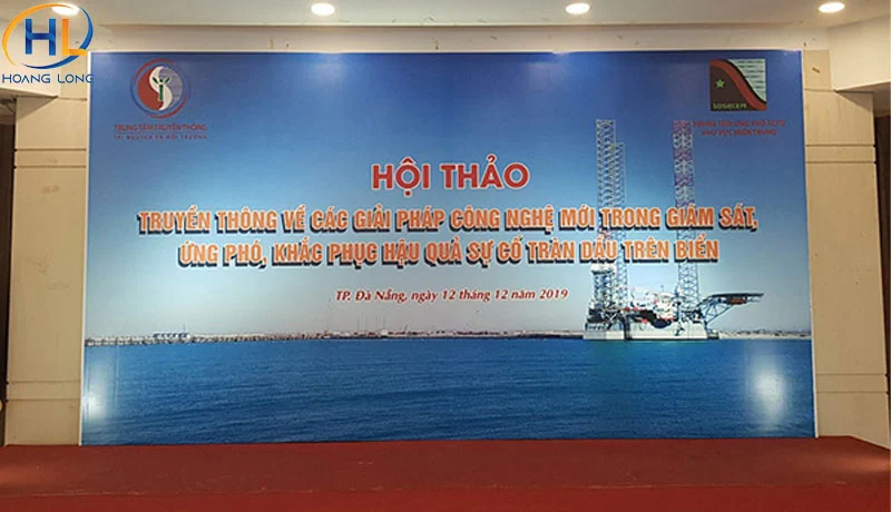 Kích thước backdrop hội nghị, hội thảo