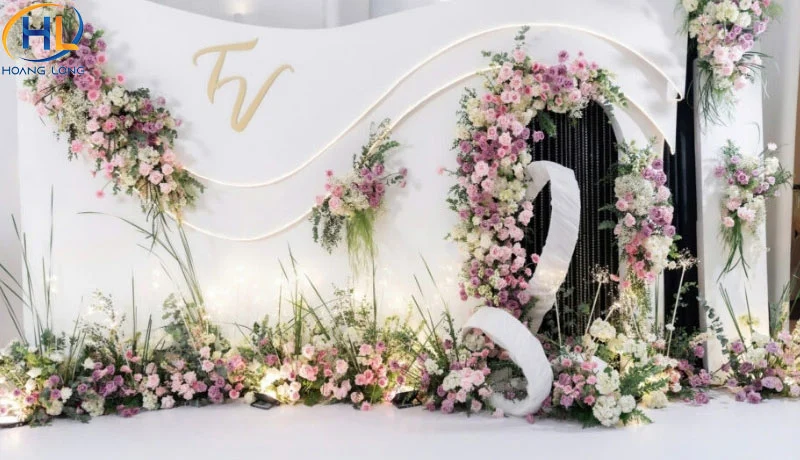 Kích thước backdrop tiệc cưới