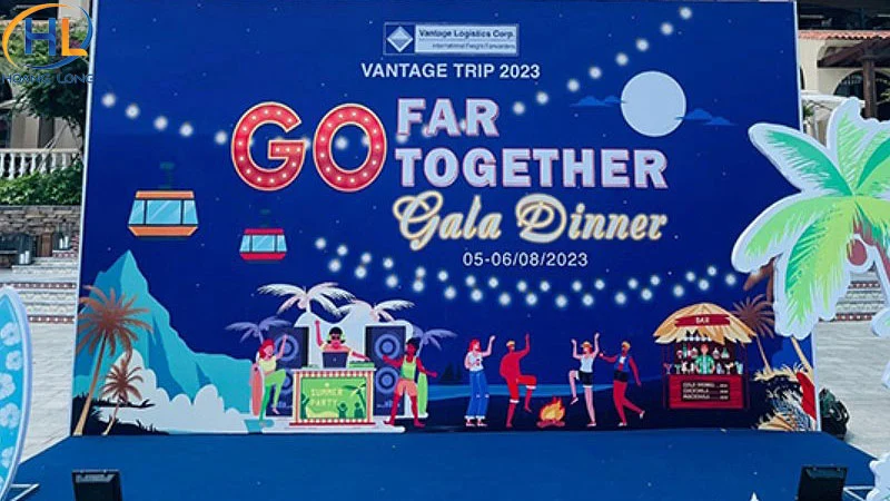 Backdrop Gala Dinner, tiệc tri ân và vinh danh